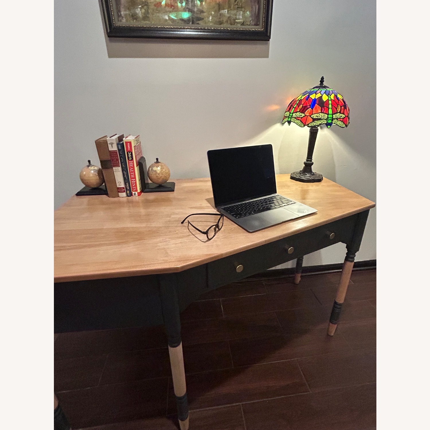 Ethan Allen Refinished Corner Desk - image-6