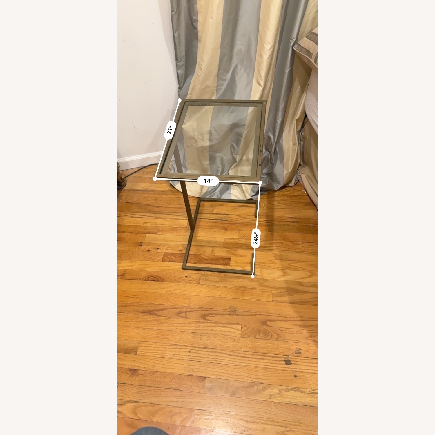 Wisteria Greek Key Side Table - image-2