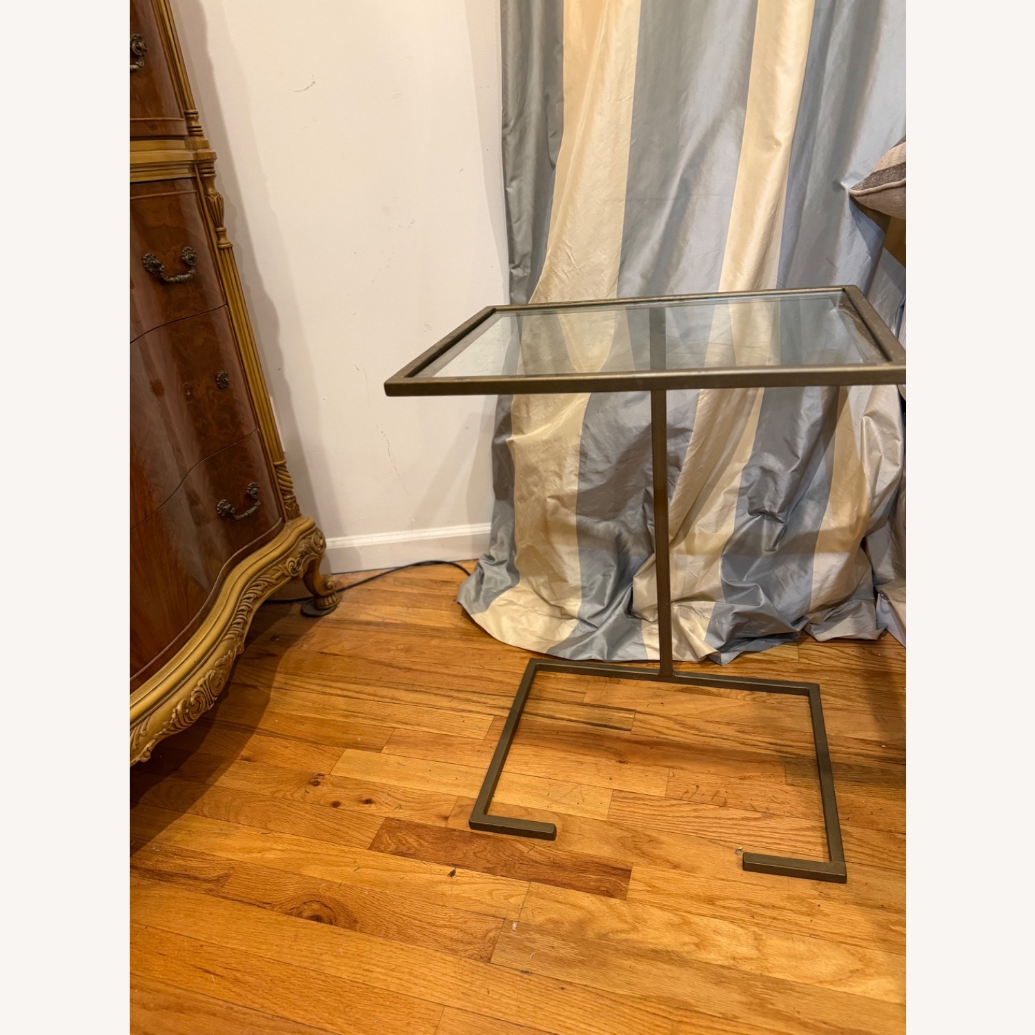 Wisteria Greek Key Side Table - image-1