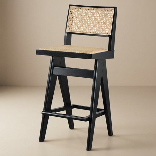 Used Kora Rattan Bar Stool Set of 2 for sale on AptDeco