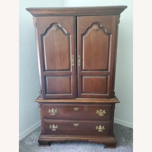 Used Lexington Cherry Wood Armoire for sale on AptDeco