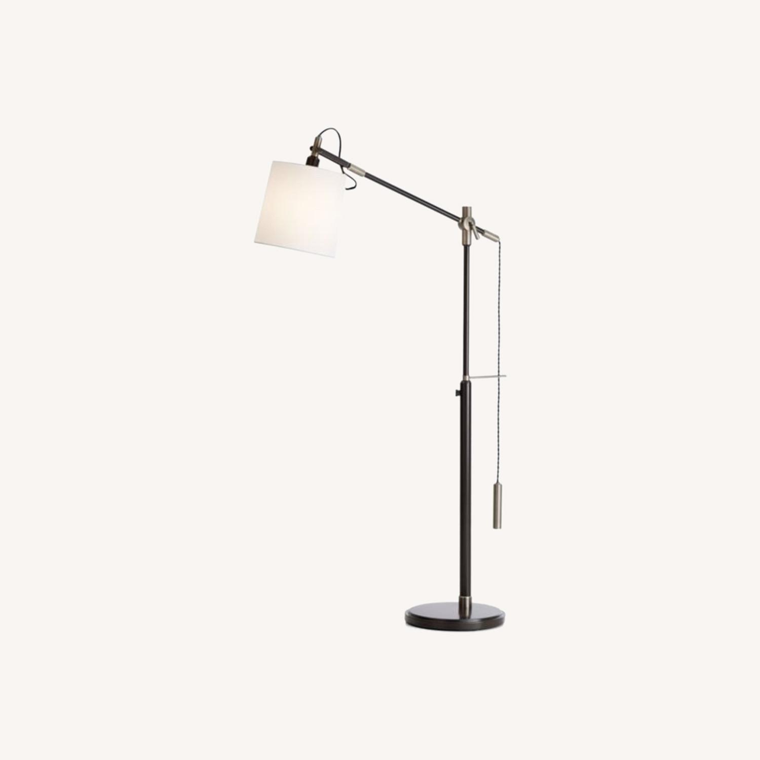 Crate & Barrel Sylvester Adjustable Floor Lamp - image-0