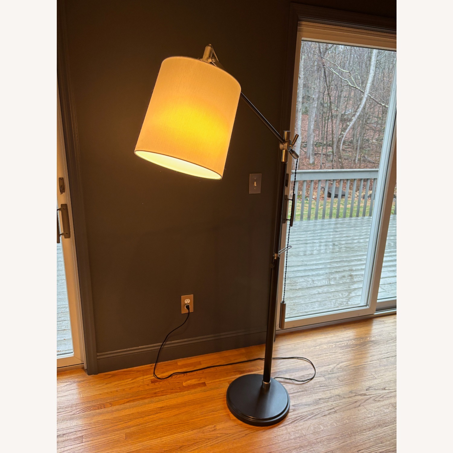 Crate & Barrel Sylvester Adjustable Floor Lamp - image-2