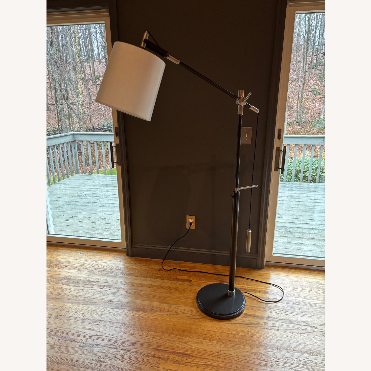 Crate & Barrel Sylvester Adjustable Floor Lamp - image-3