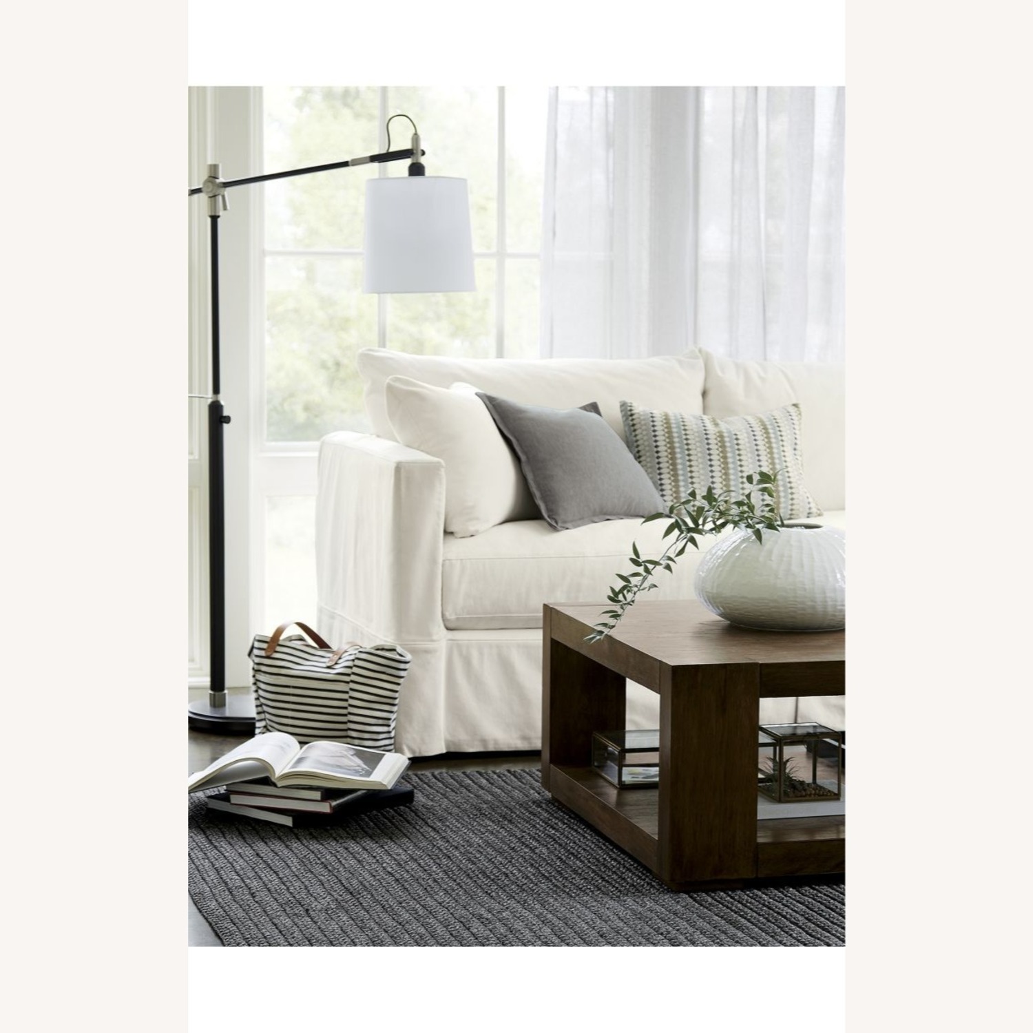 Crate & Barrel Sylvester Adjustable Floor Lamp - image-8