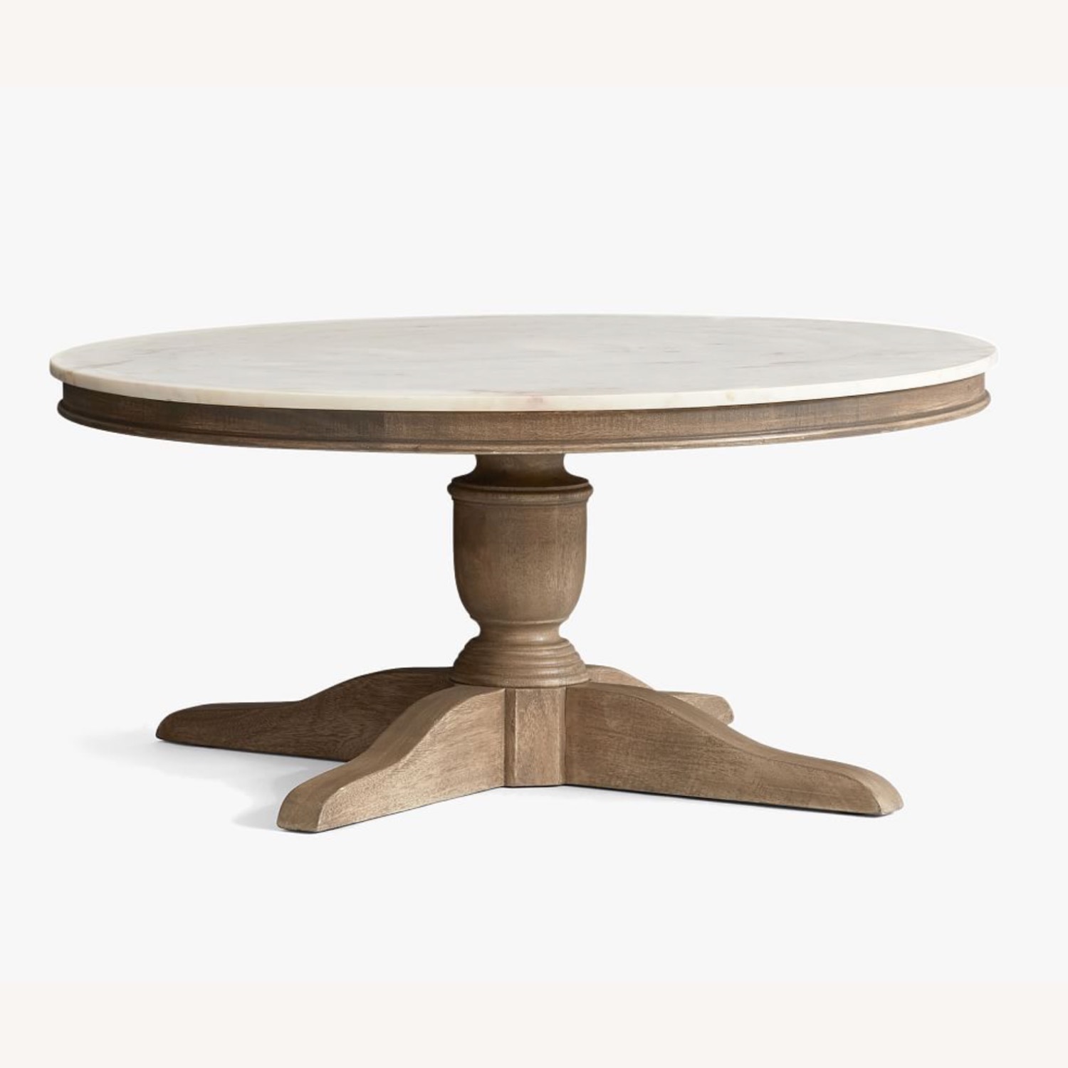 Pottery Barn Alexandra Round Marble Coffee Table - image-5
