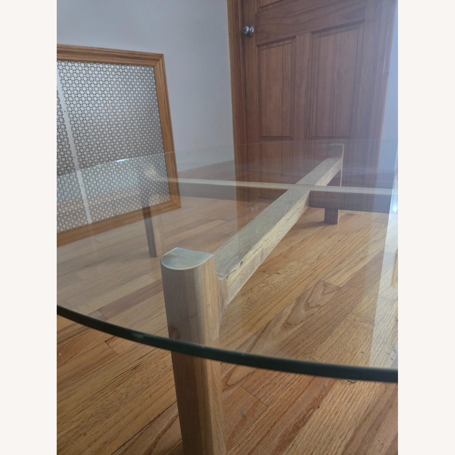 Blue Dot Round Glass Coffee Table  - image-3