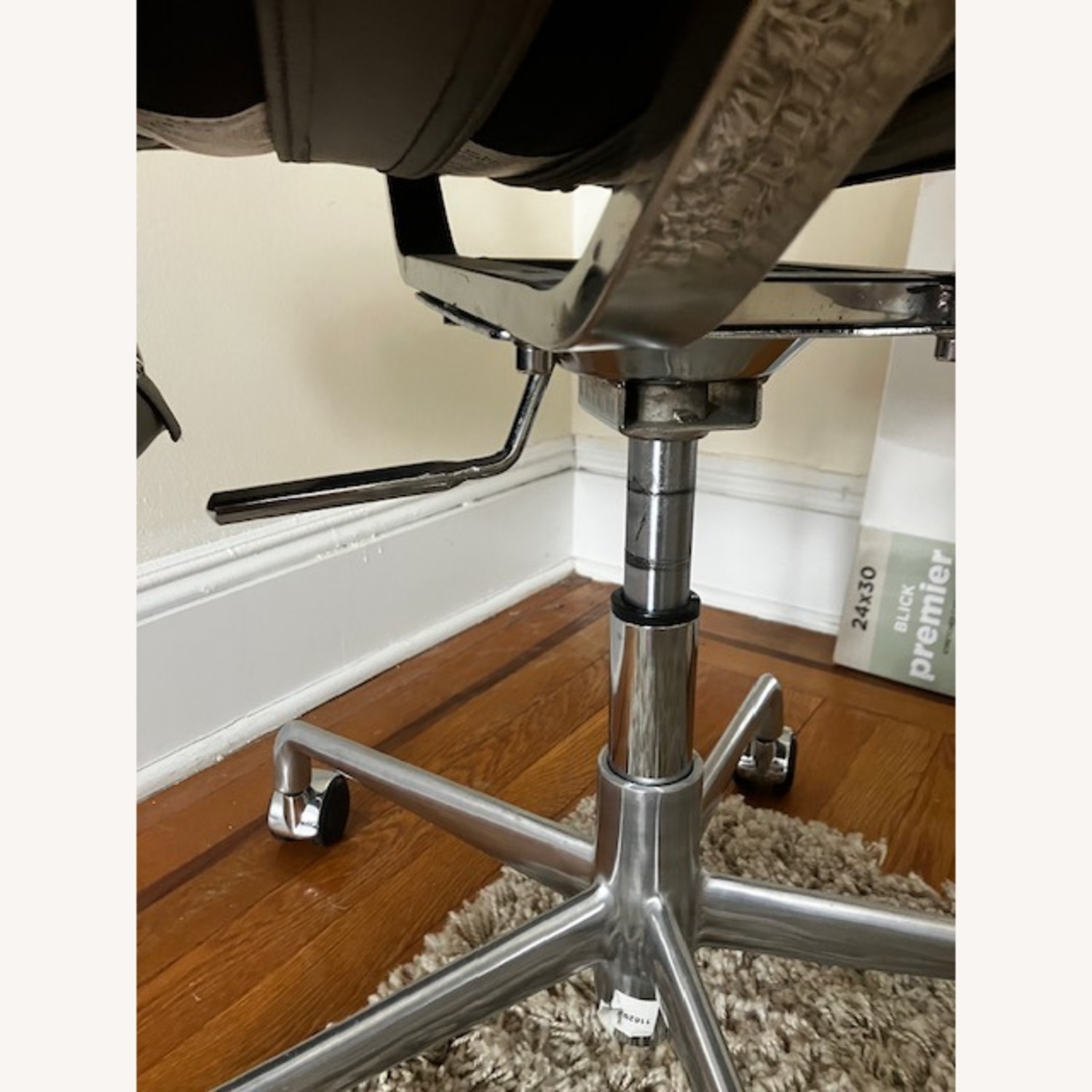 Restoration Hardware Oviedo Adjustable Leather Desk Chair - image-5