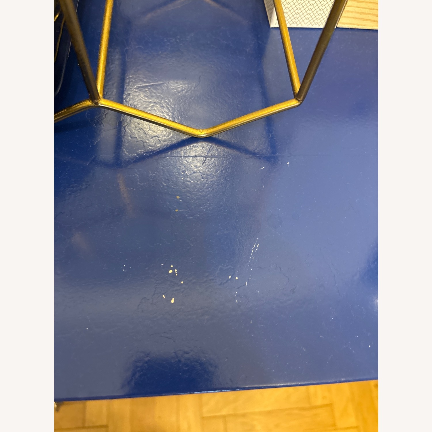 Vintage Metal and Glass Cabinet - image-3