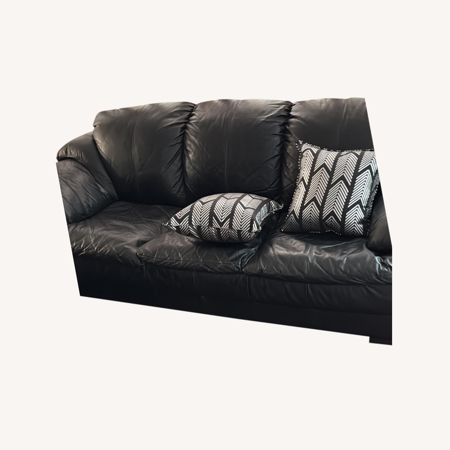 Leather Couch - image-0