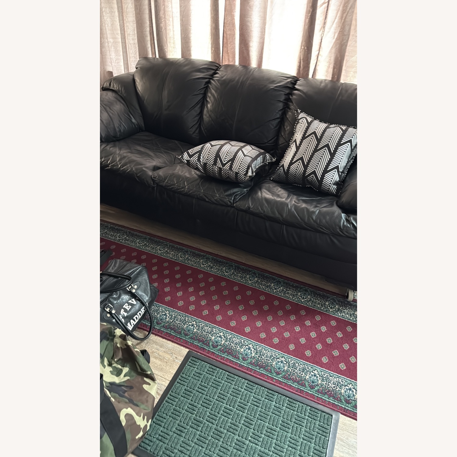 Leather Couch - image-1