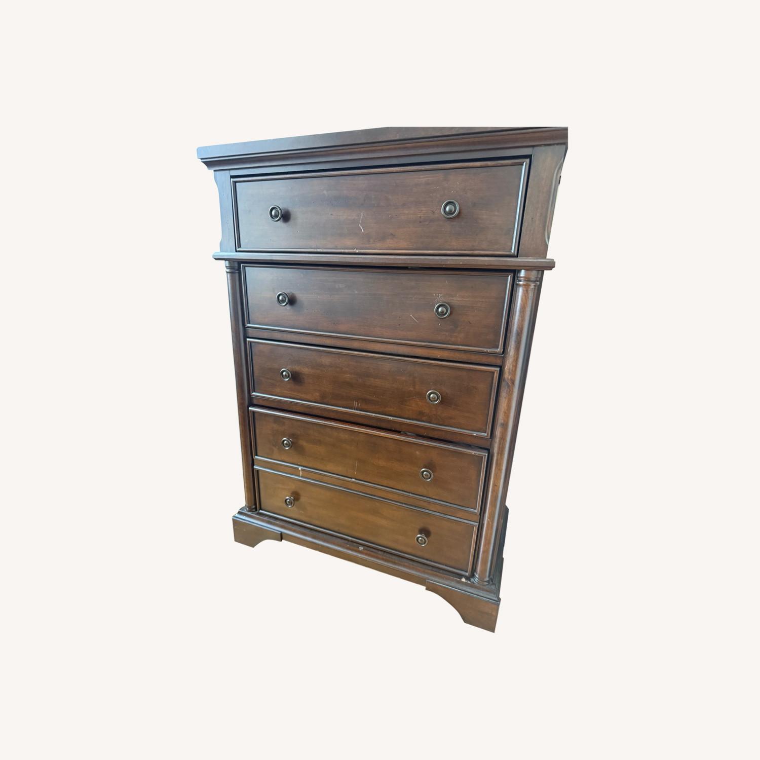 Dark Brown Dresser - image-0