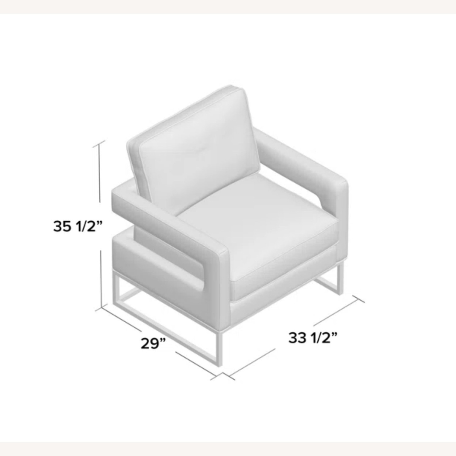 Comfy Bronze Velvet Arm Chair - image-5