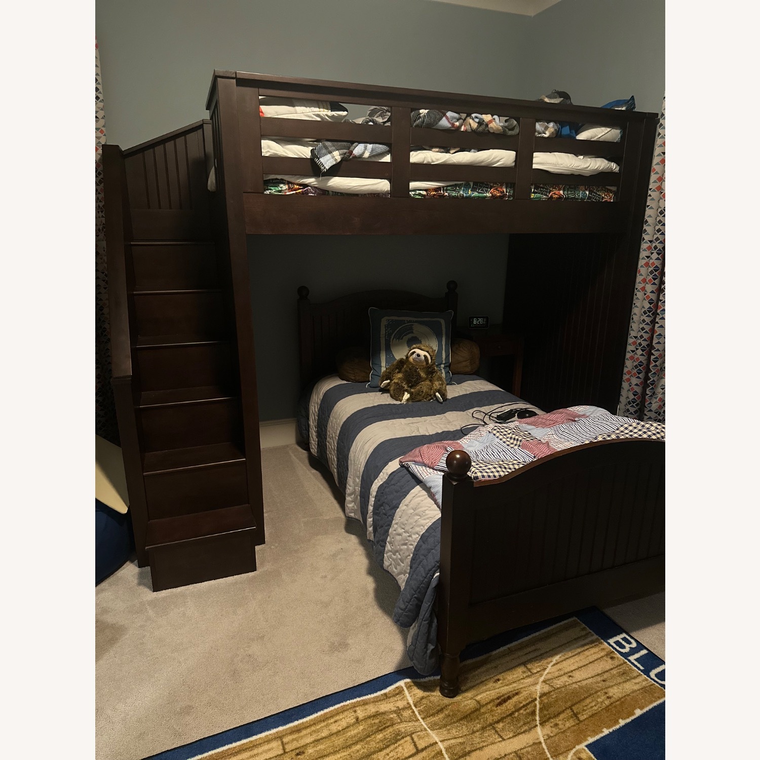 PB Kids Catalina Twin Bed (Bottom Bed) - image-1