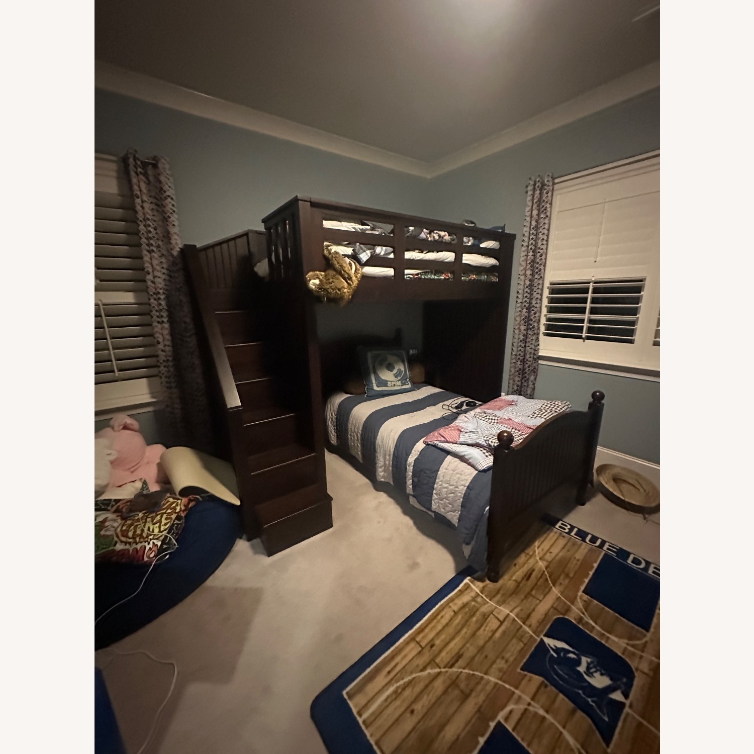 PB Kids Catalina Twin Bed (Bottom Bed) - image-0