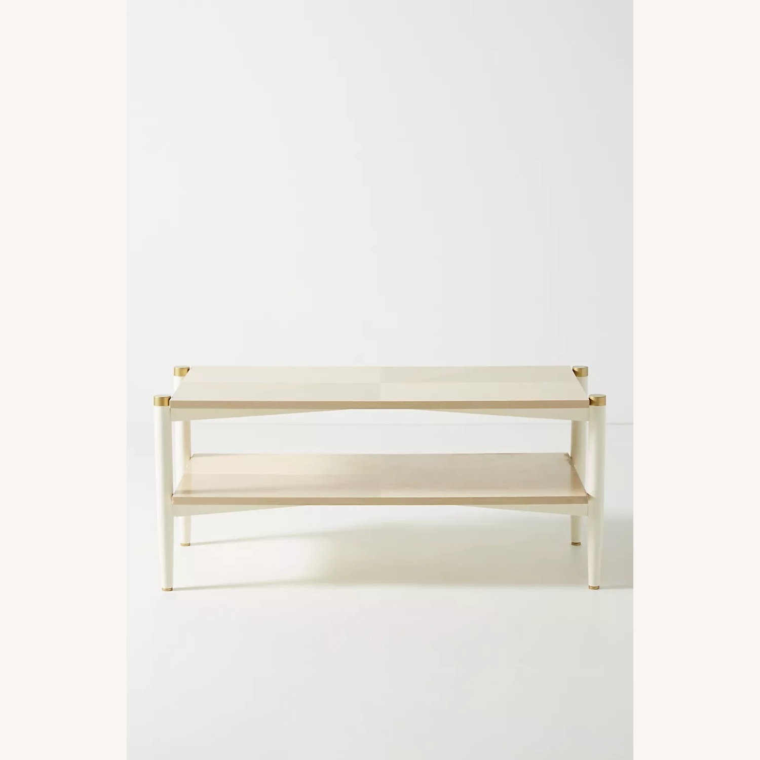 Anthropologie Geo-Marquetry Rectangular Coffee Table - image-6