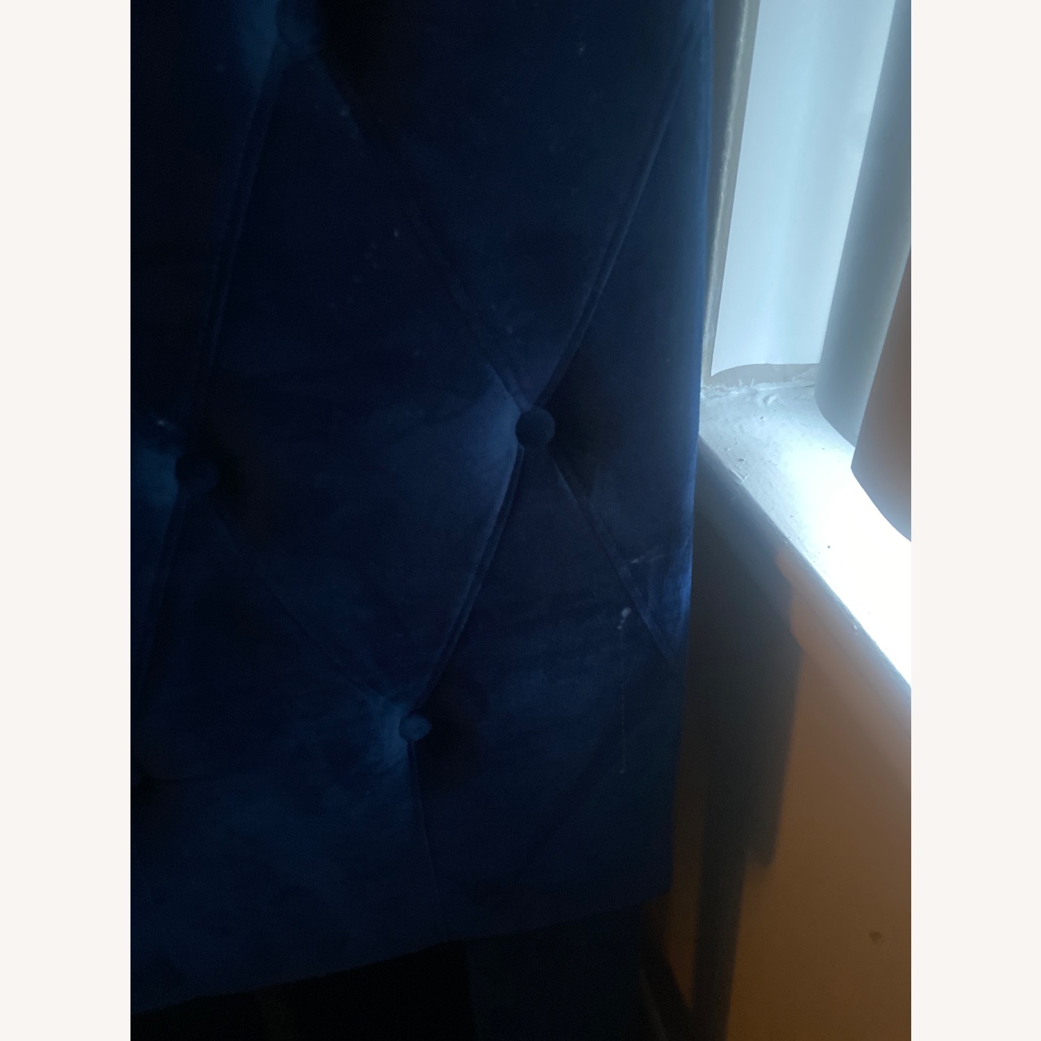 Wayfair Blue Suede Headboard - image-1