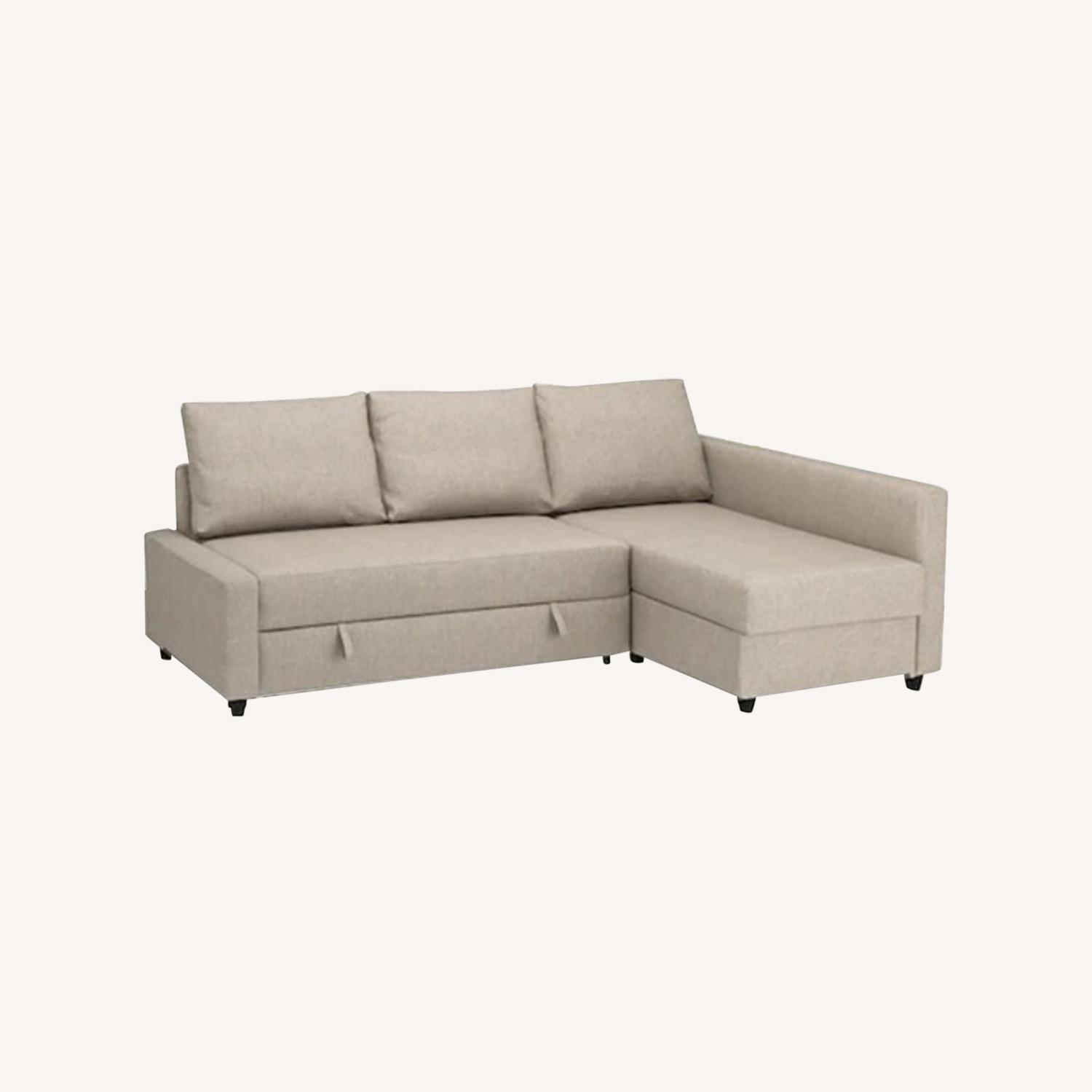 IKEA FRIHETEN Sleeper Sectional,3 Seat - image-0