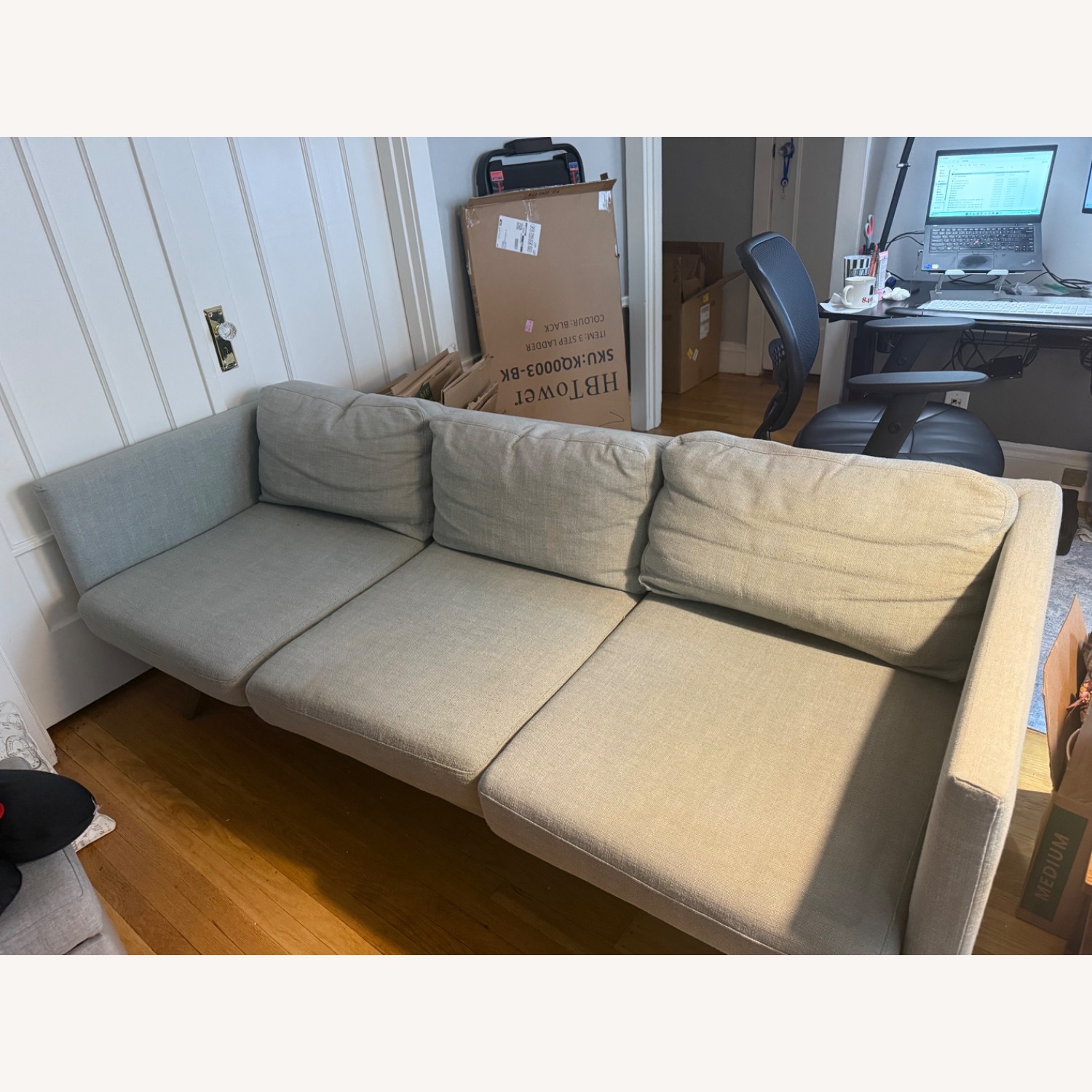 West Elm Mid-Century Modern sofa - image-2