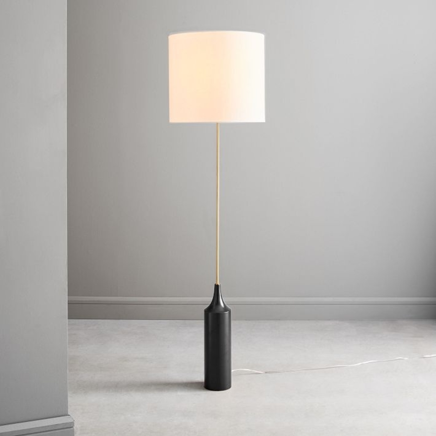 West Elm Hudson Metal Base Floor Lamp - image-4