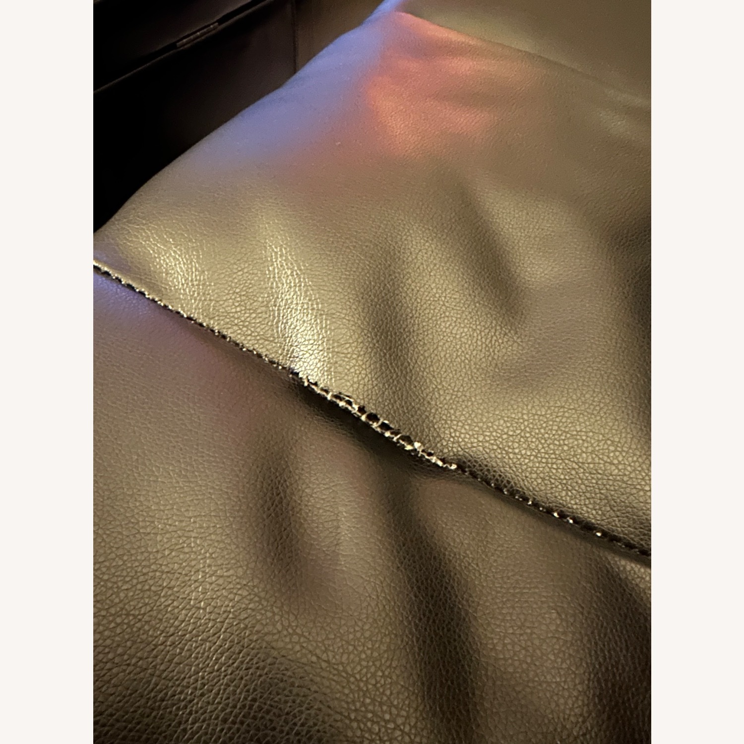 Wade Logan Black Faux Leather Futon - image-2