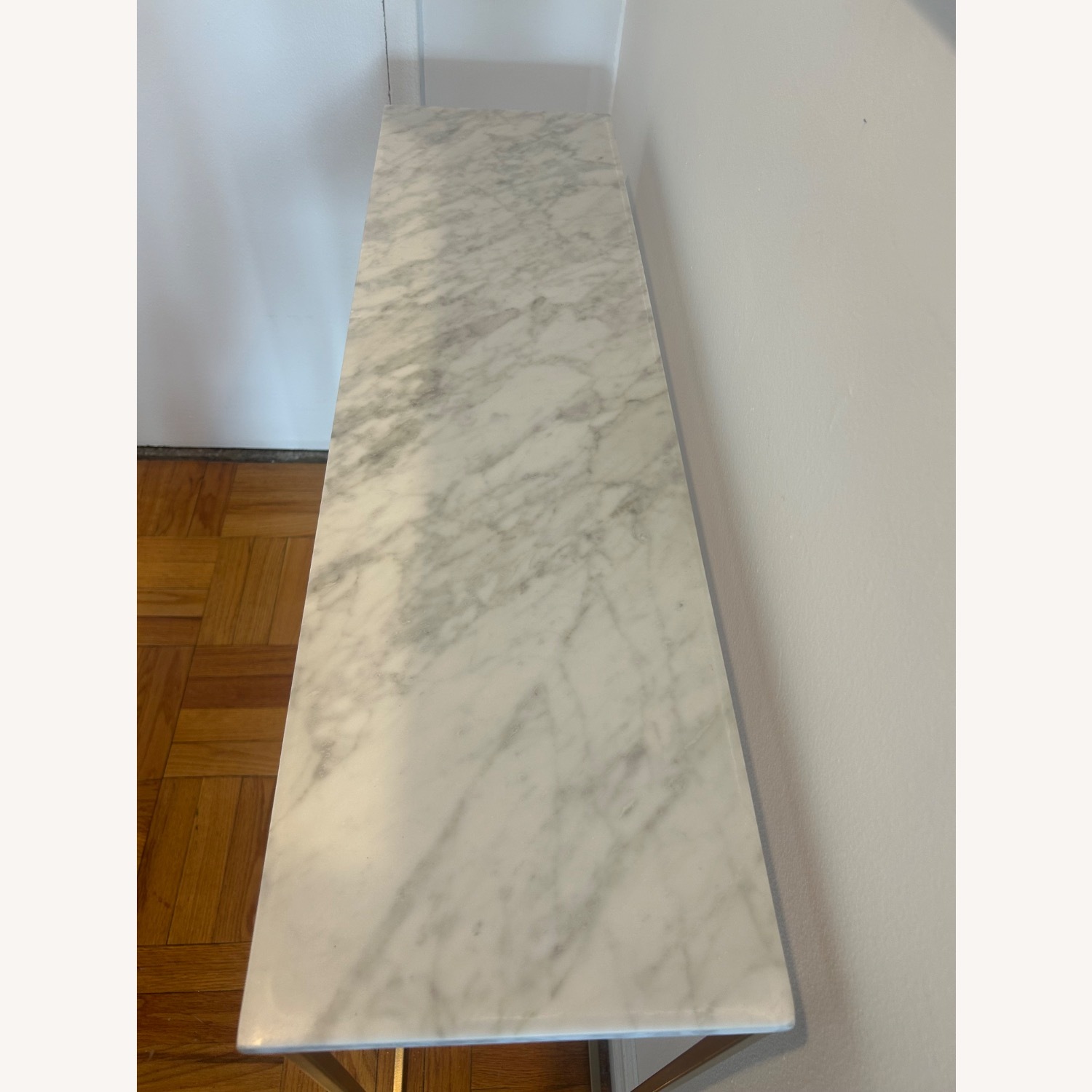 West Elm Streamline Marble Console - image-3