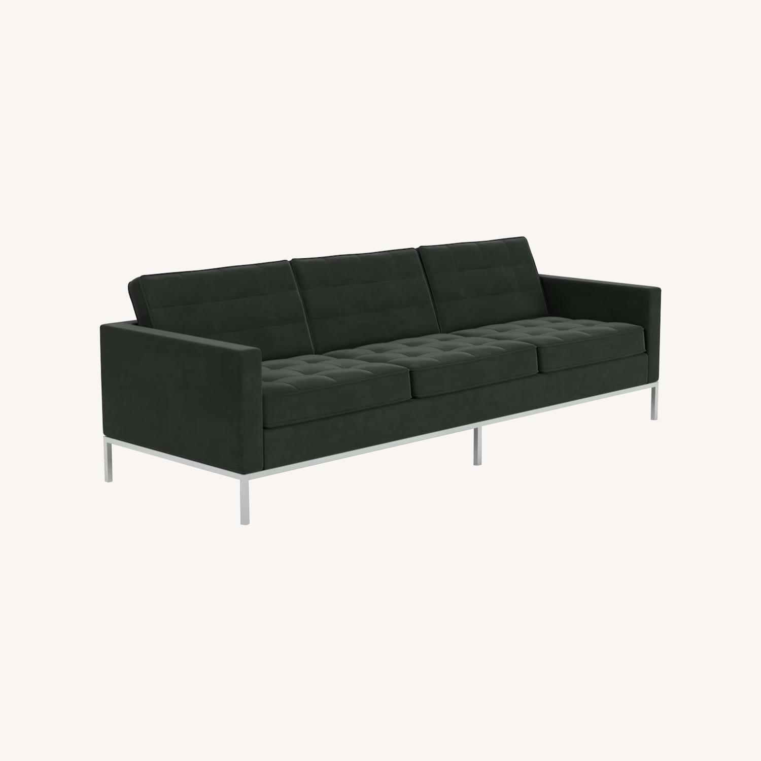 Knoll Florence 3-Seater Sofa in Charcoal Grey - image-0