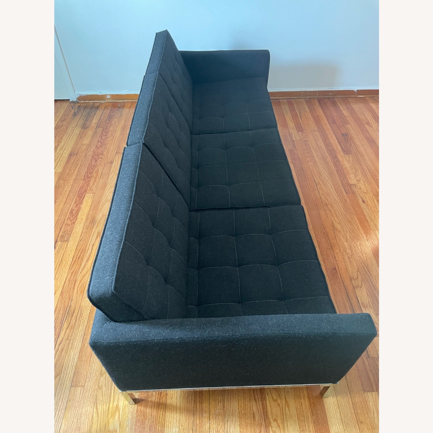 Knoll Florence 3-Seater Sofa in Charcoal Grey - image-2