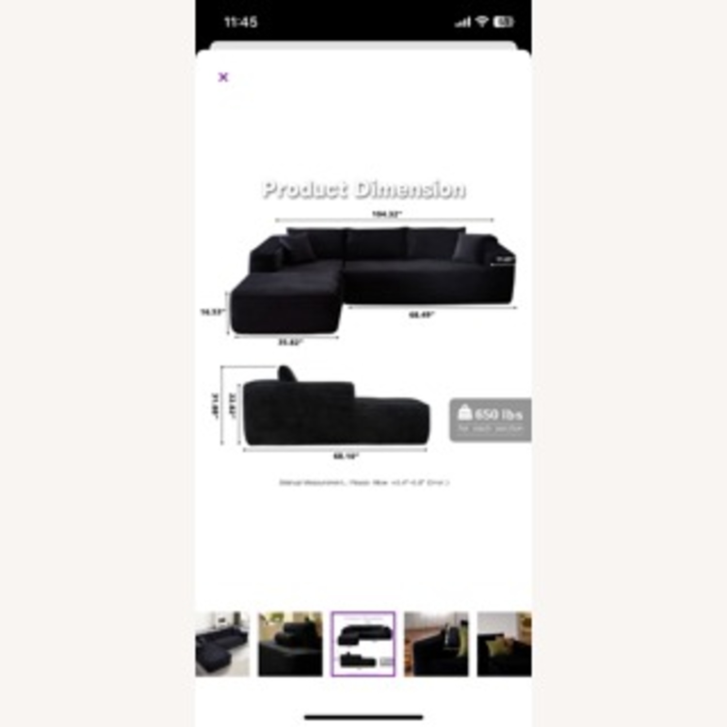 Wayfair Latitude Run 2 Pc Sectional - image-4