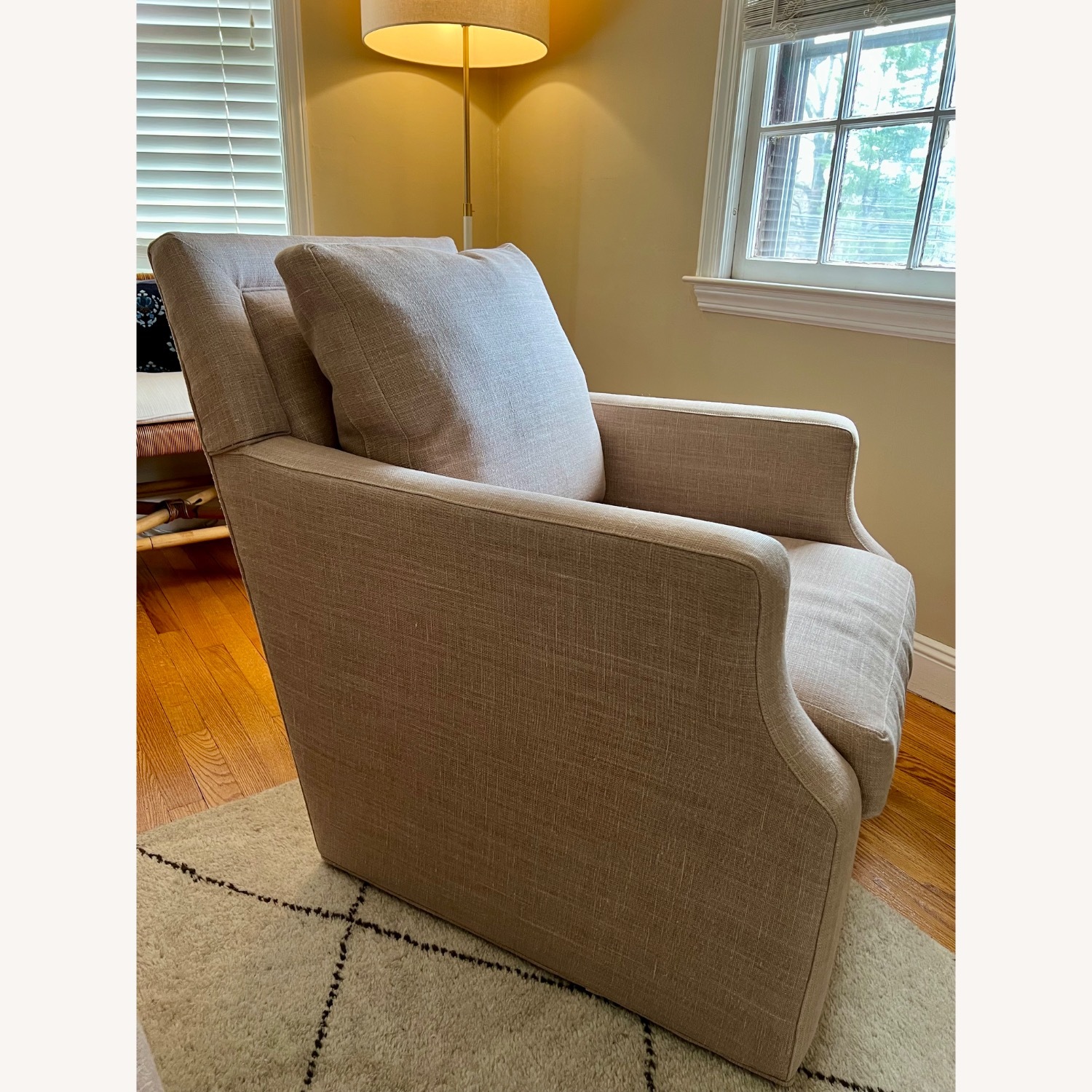 Serena & Lily Grady Notch Arm Swivel Chair - image-2