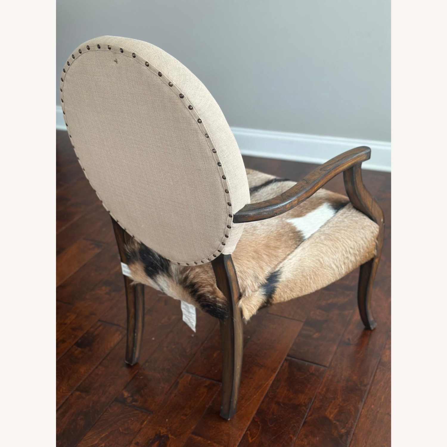 Brown Goat Hide Chair - image-2