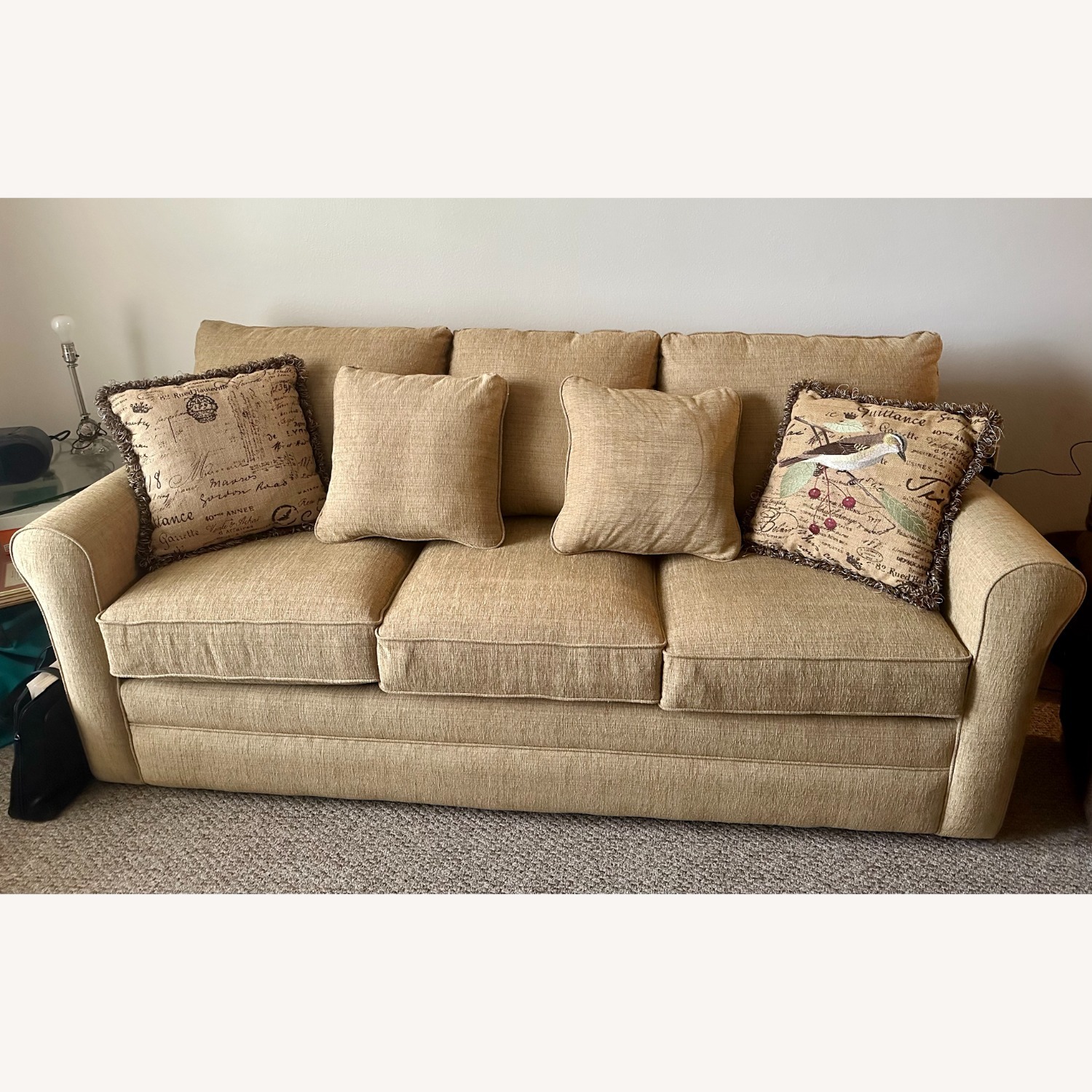 La-Z-Boy Super Comfort Queen Sleeper Couch - image-1