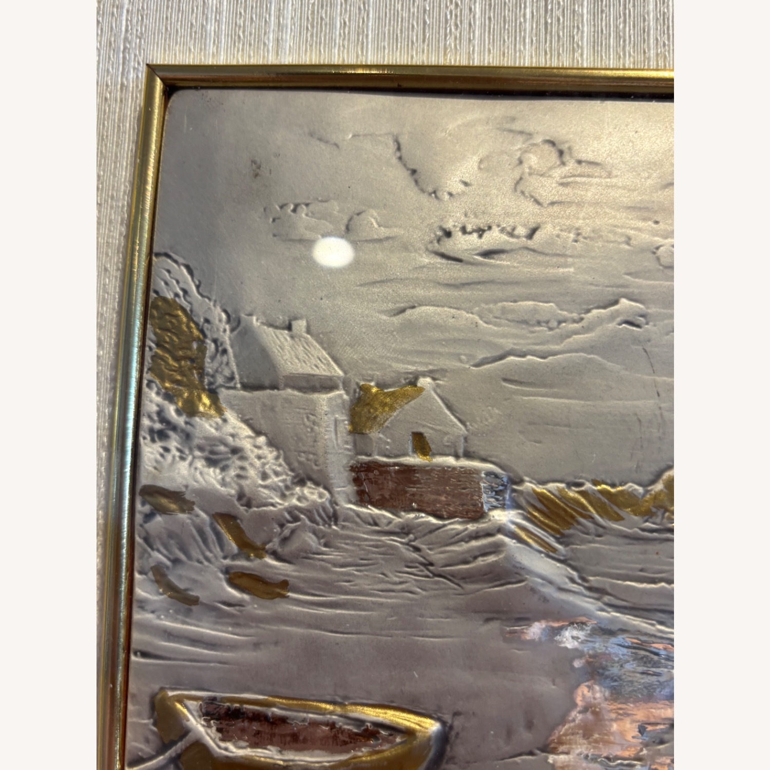 Sterling Silver Bas -Relief Signed Italian Art - image-7