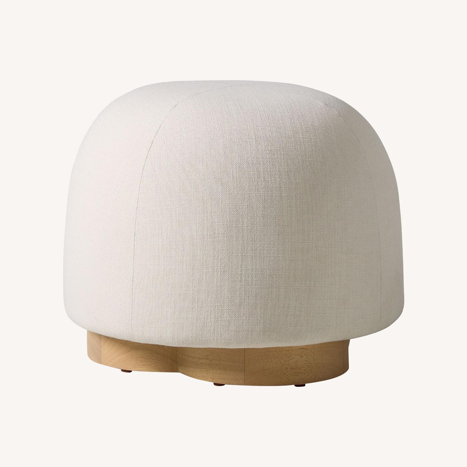 West Elm Gumdrop Swivel Ottoman - image-0