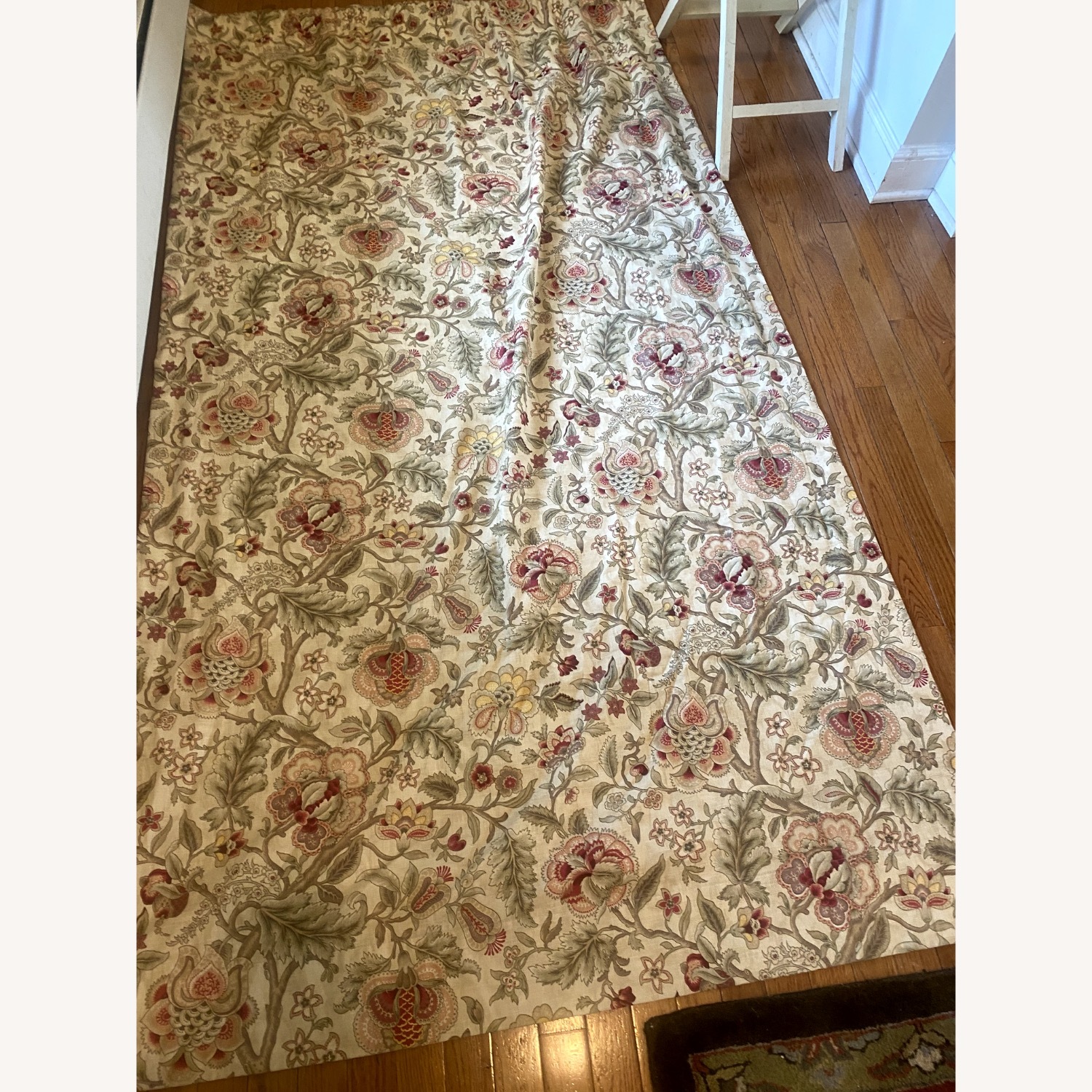 Pattern Pair of Cotton Curtains - image-2