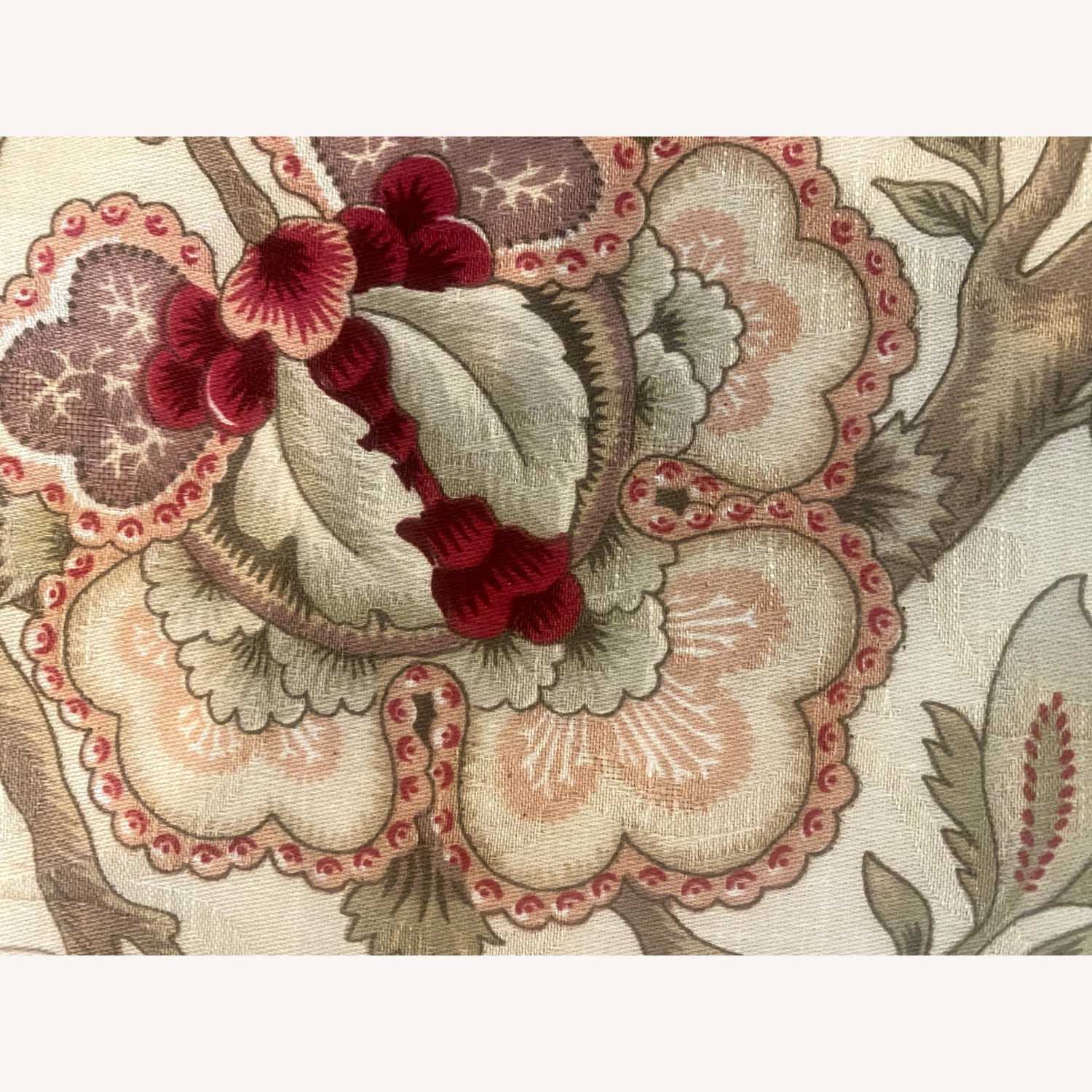 Pattern Pair of Cotton Curtains - image-3