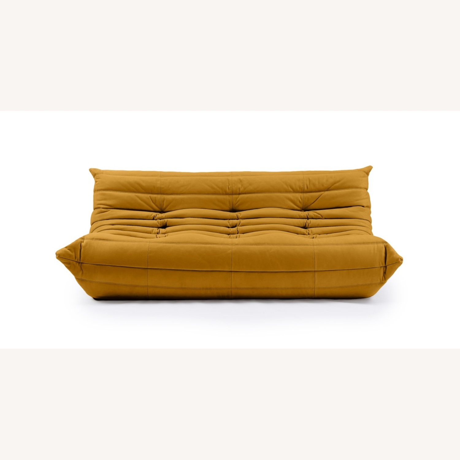 Duckaroy Mustard Colored Couch - image-7