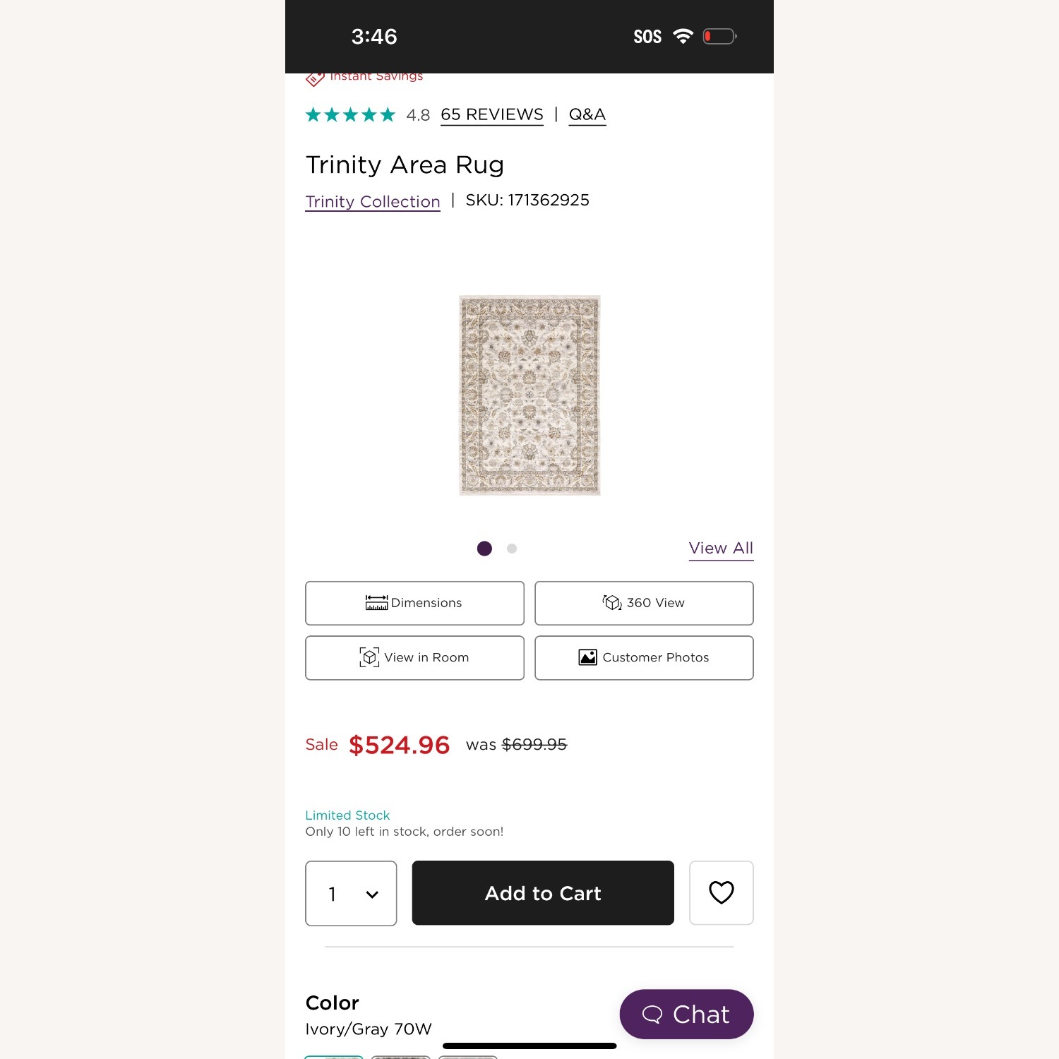 Raymour & Flanigan Rug - image-3