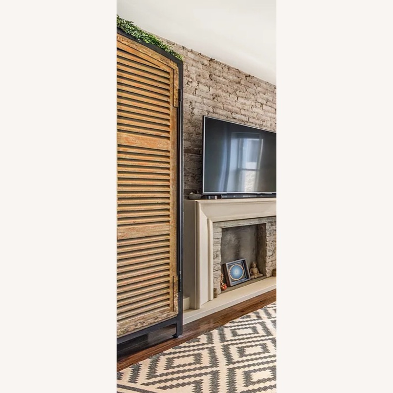 Restoration Hardware French Shutter Double Door Cabinet - image-2