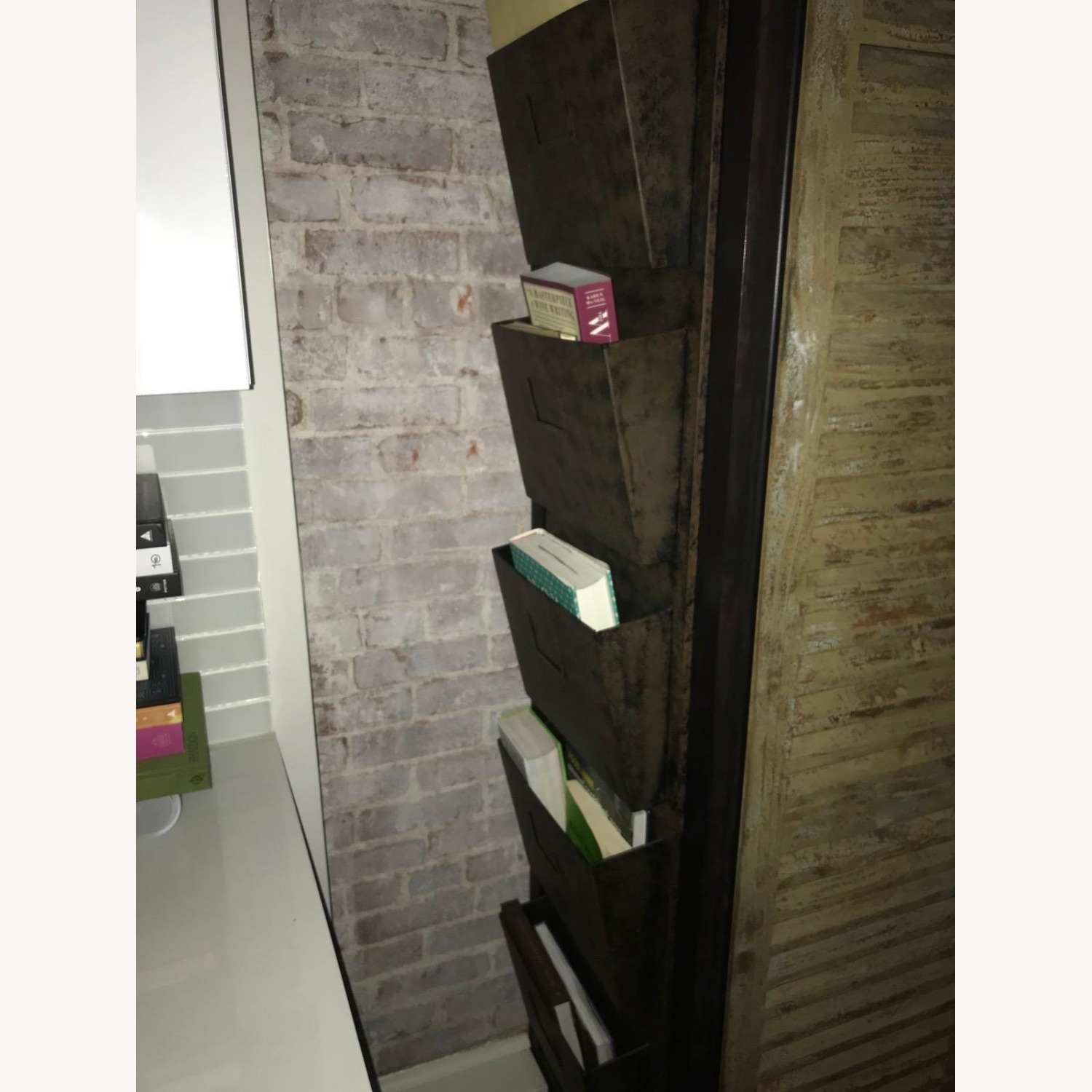 Restoration Hardware French Shutter Double Door Cabinet - image-10