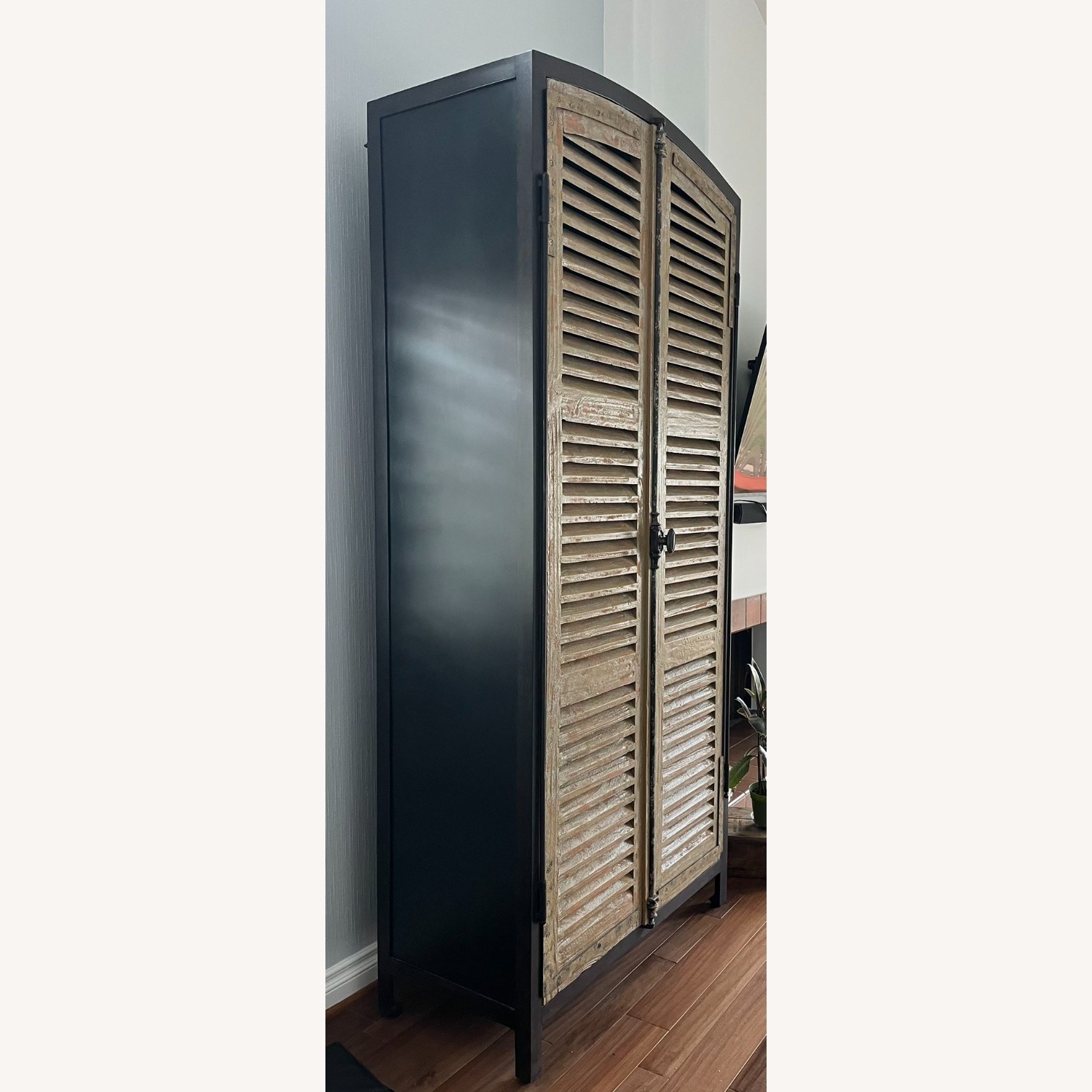 Restoration Hardware French Shutter Double Door Cabinet - image-4