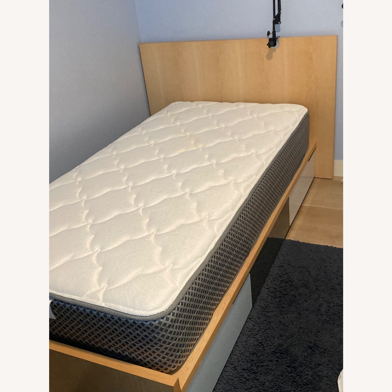 Blu Dot Modern bed with 3 Deep Drawers for Storage - image-2