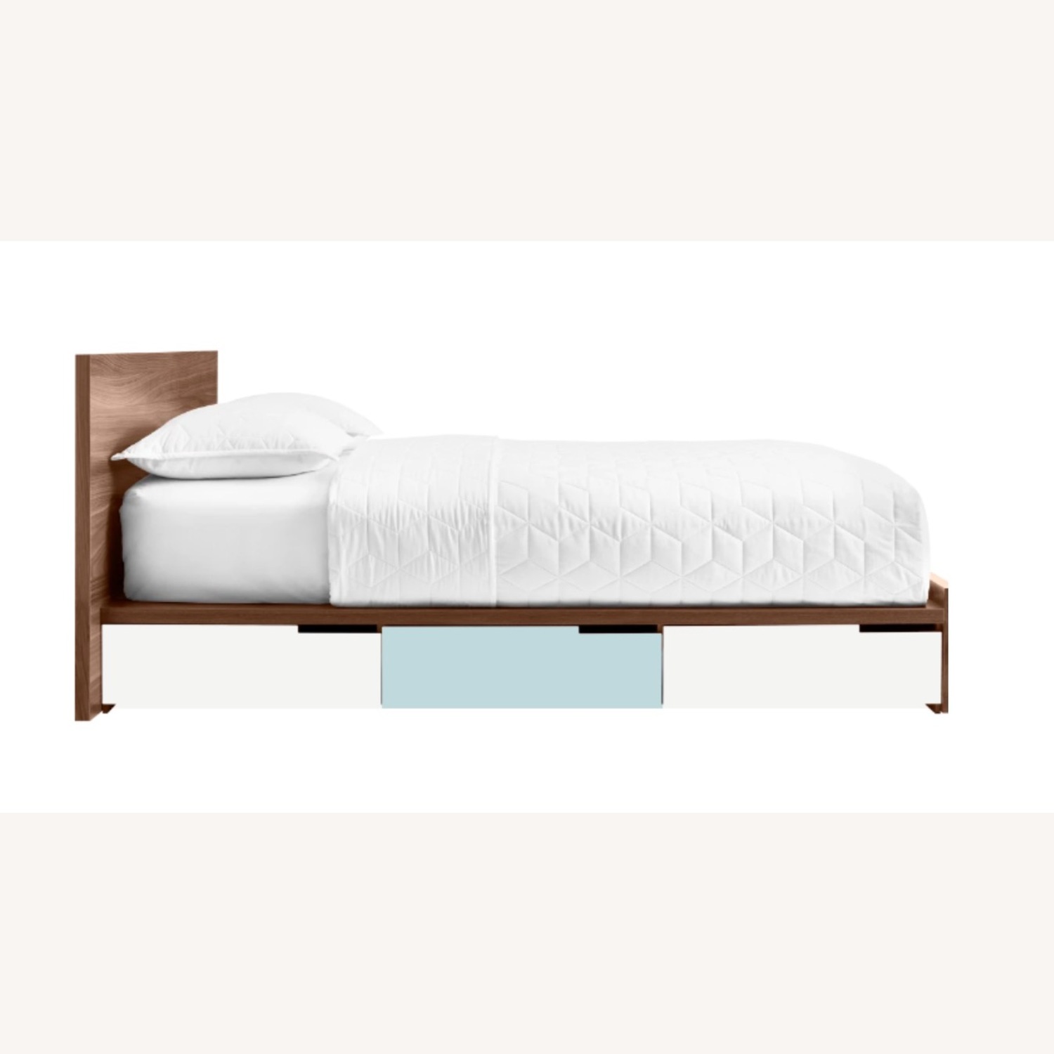 Blu Dot Modern bed with 3 Deep Drawers for Storage - image-7