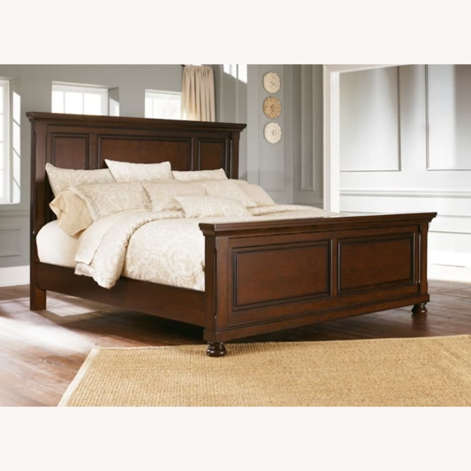 Ashley Furniture Wooden Queen Bed - image-0