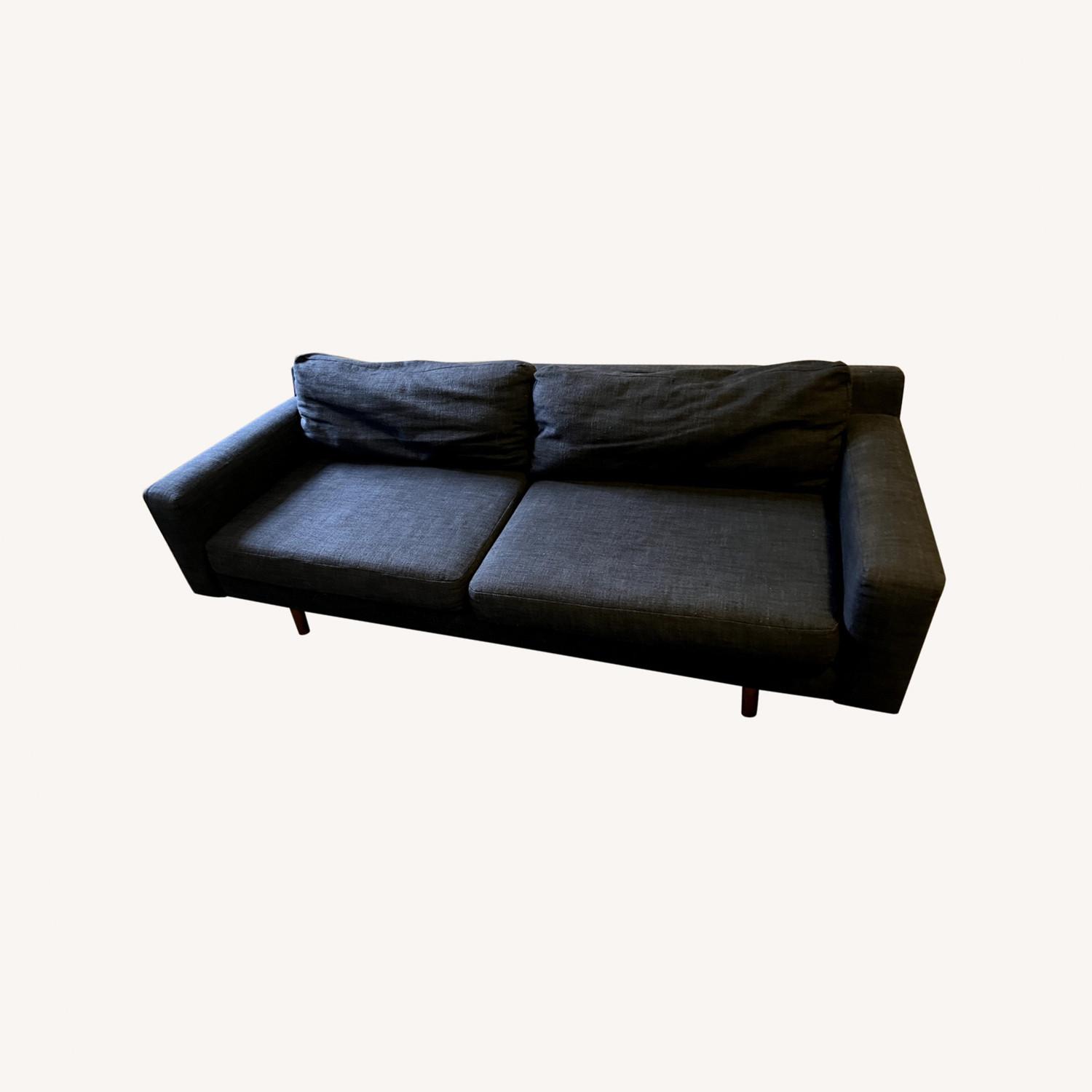 West Elm Harper Sofa 86" Midnight - image-0