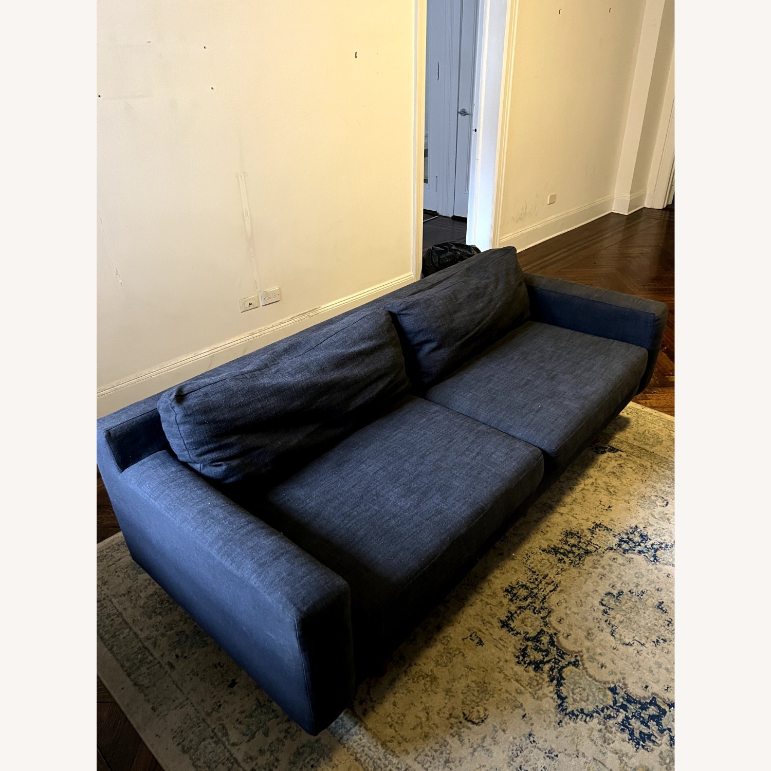 West Elm Harper Sofa 86" Midnight - image-3