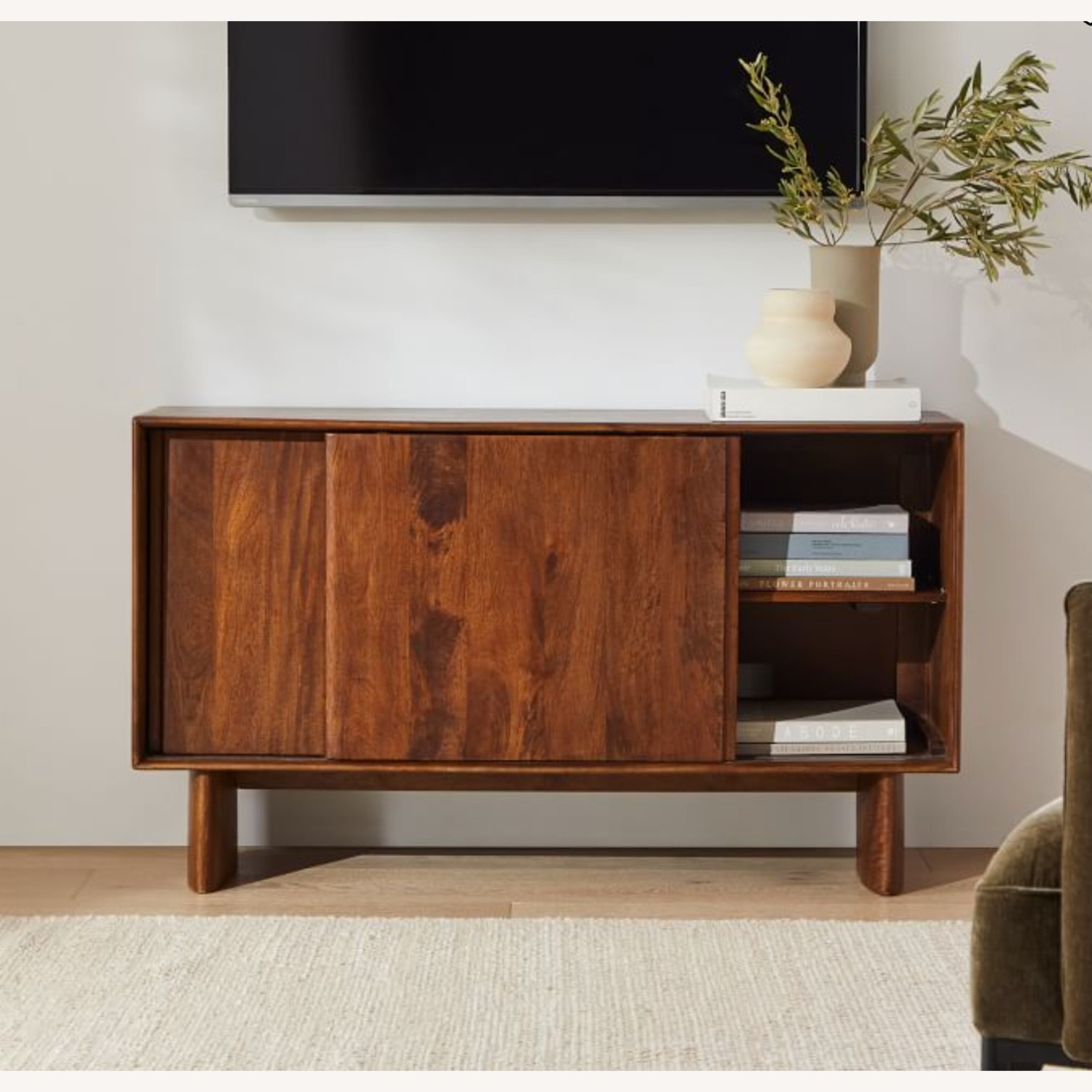 West Elm Anton Shallow Media Console (45") - image-1