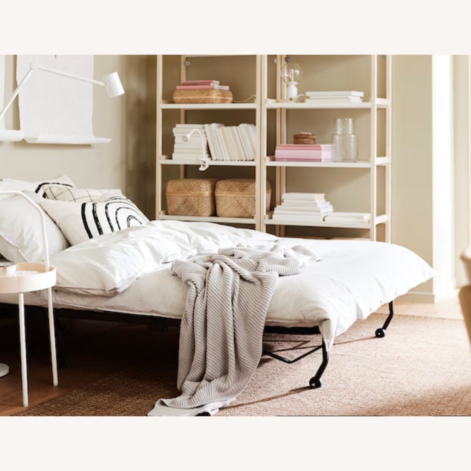 IKEA LYCKSELE LÖVÅS Sleeper Sofa, Ransta Natural - image-2