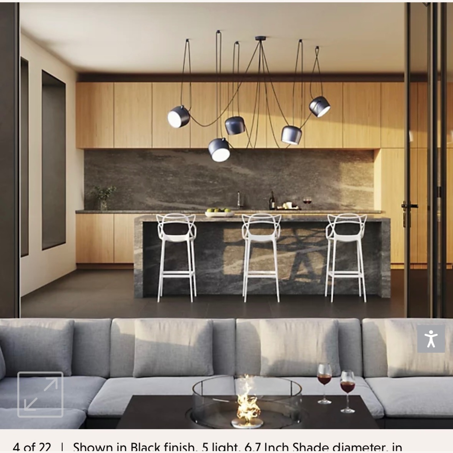 Flos Aim LED Multi-Light Pendant - image-5