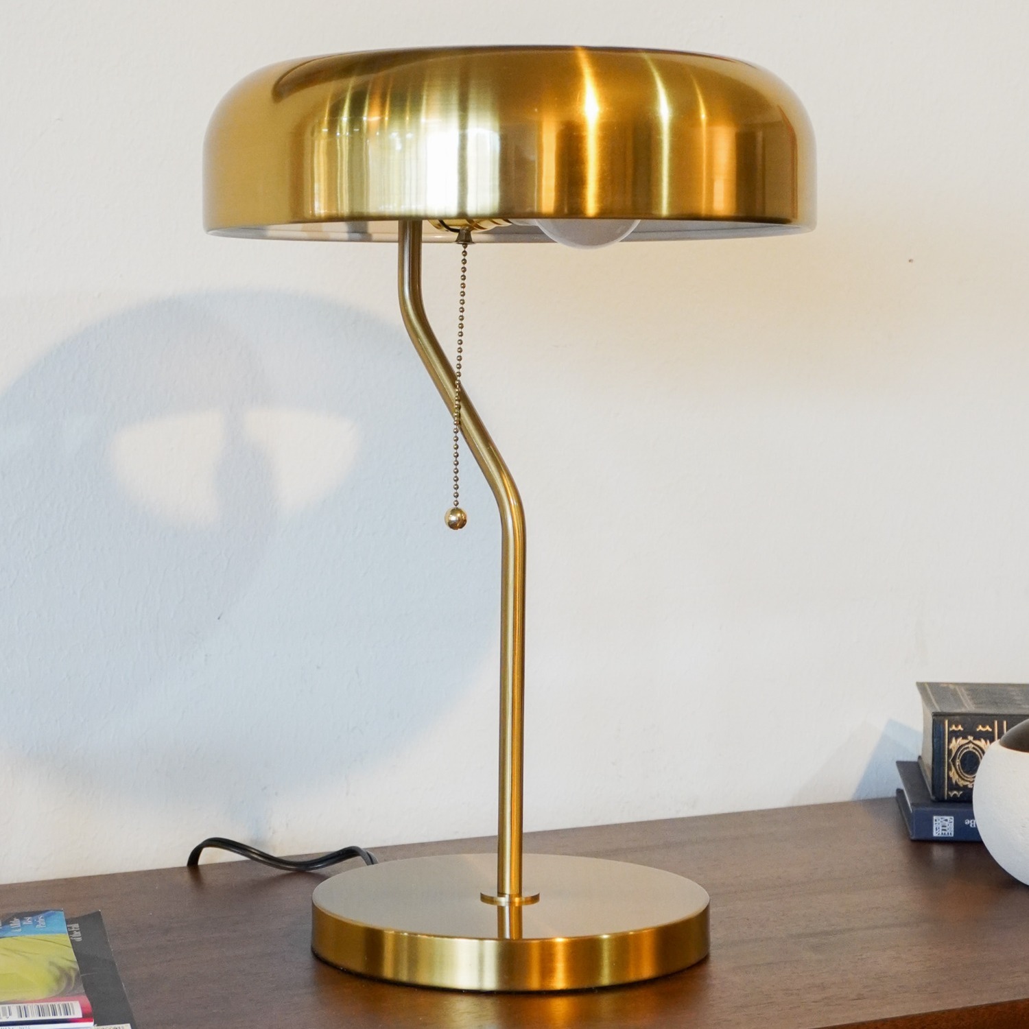 Sonata Table Lamp Gold Outer White Inner - image-3